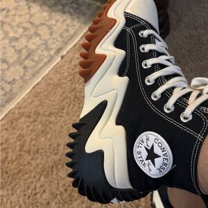 Converse Run Star Motion High Top - Black White Gum Accent